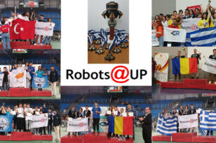 Εκπληκτικές επιτυχίες, με οκτώ μετάλλια, των Μικρών Ρομποτιστών του Πανεπιστημίου Πατρών