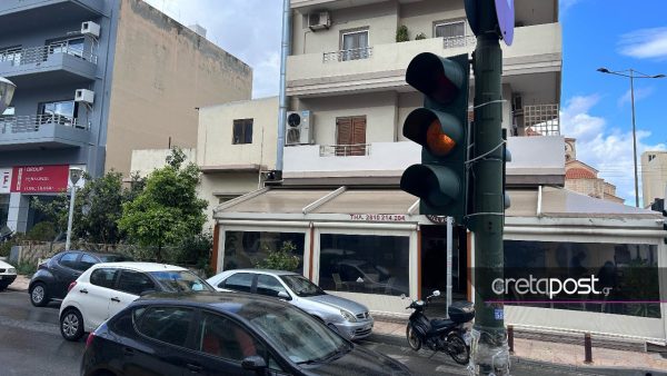 Κρήτη: Έδεσαν με tire up φανάρι που ήταν έτοιμο να πέσει - Τώρα δεν το βλέπουν οι οδηγοί ΦΩΤΟ