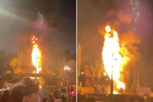 Πανικός στην Disneyland στην Καλιφόρνια - Φωτιά στην διάρκεια σόου στο θεματικό πάρκο ΒΙΝΤΕΟ