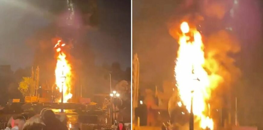 Πανικός στην Disneyland στην Καλιφόρνια - Φωτιά στην διάρκεια σόου στο θεματικό πάρκο ΒΙΝΤΕΟ