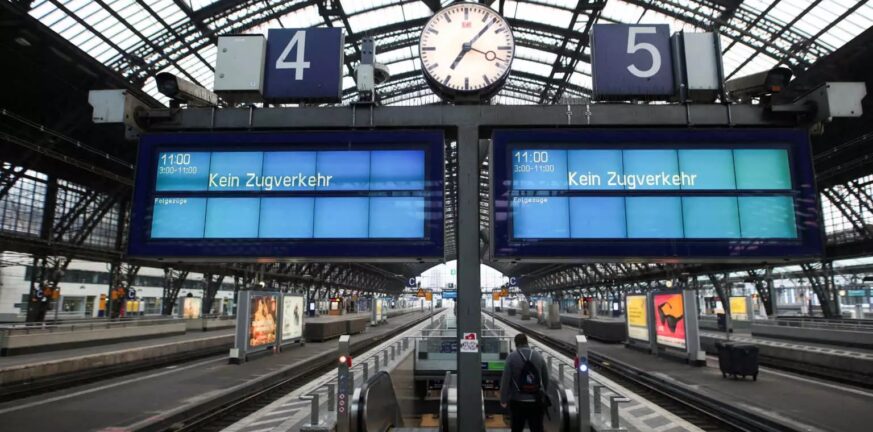 Γερμανία: Χωρίς τρένα για 24 ώρες - Νέα απεργία στους σιδηροδρόμους
