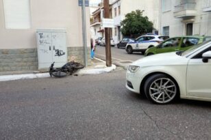 Σοβαρό τροχαίο ατύχημα με ντελιβερά στο Αγρίνιο