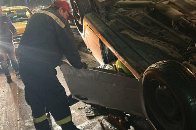 Πύργος: Εξετράπη όχημα στη γέφυρα του Αλφειού - Ένας τραυματίας