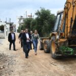 Πάτρα: Περιοδεία Πελετίδη στο έργο ανάπλασης στα Ζαρουχλέικα ΦΩΤΟ