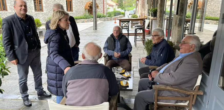 Η Χριστίνα Αλεξοπούλου στις περιοχές των Καλαβρύτων και της Κάτω Αχαΐας