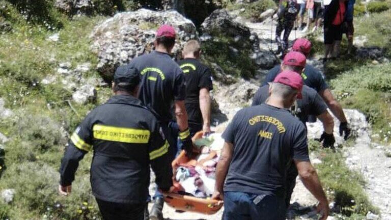 Χανιά: Μεγάλη επιχείρηση διάσωσης του Ισπανού τουρίστα από φαράγγι - Δίνει μάχη για τη ζωή του