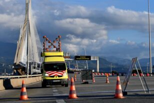 Γέφυρα Ρίου-Αντιρρίου – ΙΧ έπεσε πάνω στα κιγκλιδώματα, διακόπηκε η κυκλοφορία