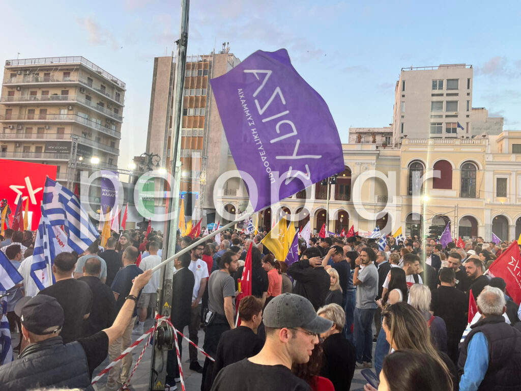 Η τελευταία προεκλογική συγκέντρωση ΣΥΡΙΖΑ στην Πάτρα