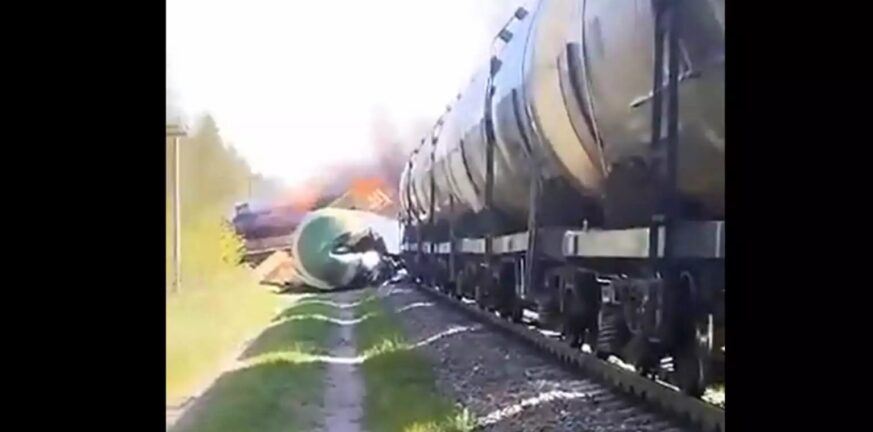 Ρωσία: Εκρηκτικός μηχανισμός προκάλεσε τον εκτροχιασμό εμπορικού τρένου