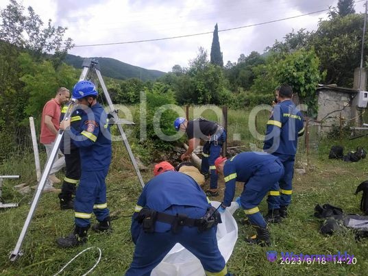 Αιτωλοακαρνανία: Βρέθηκε 75χρονος νεκρός μέσα σε πηγάδι - Επί τόπου 4μελής ομάδα της 6ης ΕΜΑΚ Πάτρας ΦΩΤΟ