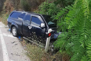Αγρίνιο: Σοβαρό τροχαίο στη γέφυρα Αχελώου - Σφοδρή σύγκρουση αυτοκινήτων ΦΩΤΟ