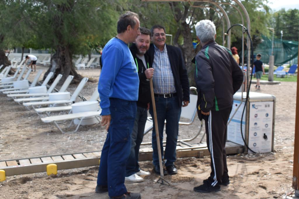 Πάτρα - Κώστας Πελετίδης: Επίσκεψη στο νέο SEATRAC στην πλαζ της Αγυιάς