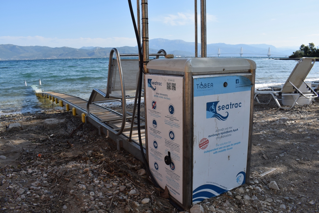 Πάτρα - Κώστας Πελετίδης: Επίσκεψη στο νέο SEATRAC στην πλαζ της Αγυιάς