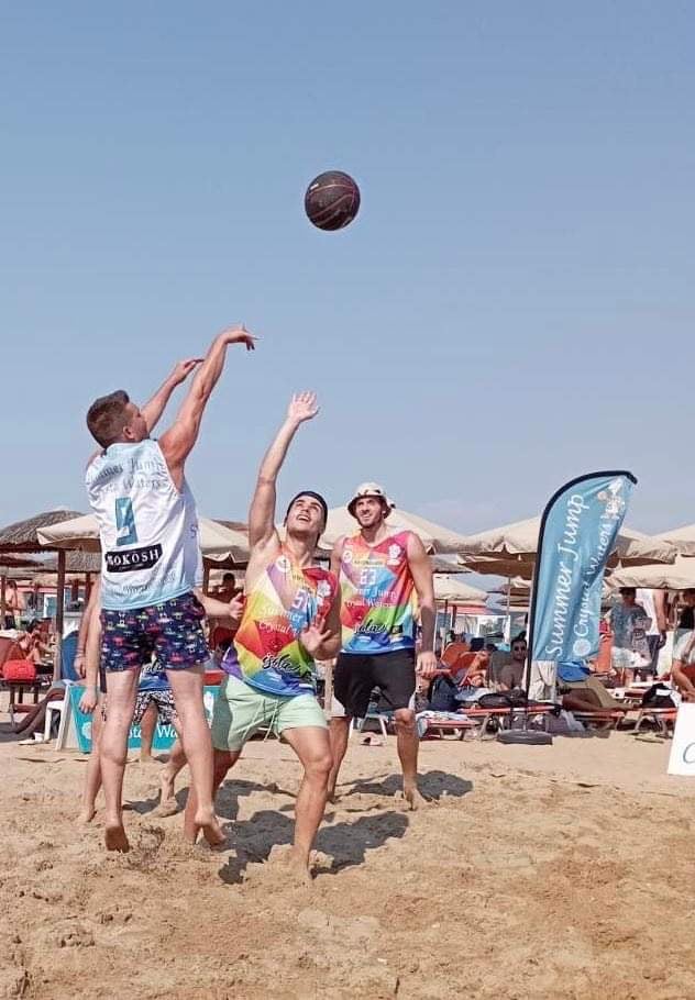 Summer Jump Crystal Waters Beach Basketball