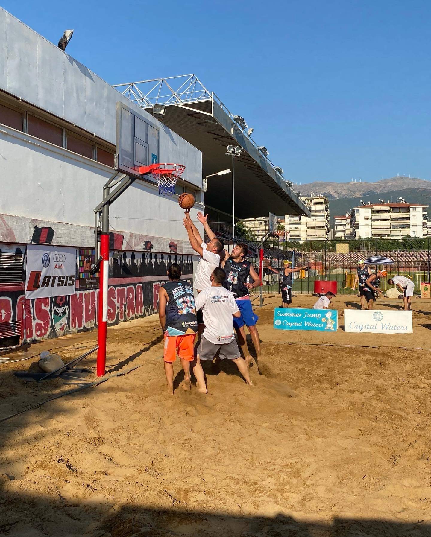 Summer Jump Crystal Waters Beach Basketball