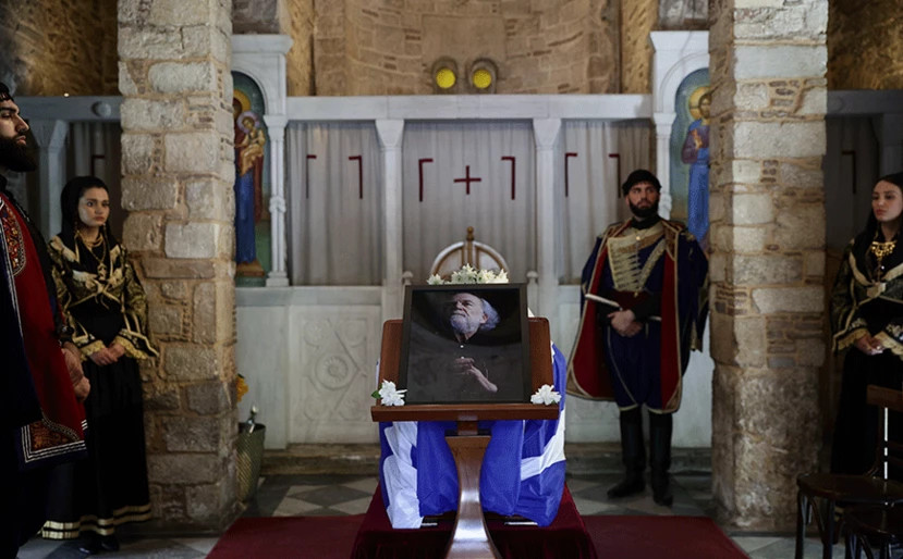λαϊκό προσκύνημα,Γιάννης Μαρκόπουλος,κηδεία