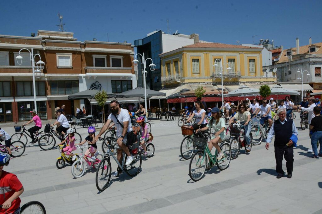 Μεσολόγγι: Η πόλη γιόρτασε μαζικά την παγκόσμια ημέρα ποδηλάτου ΦΩΤΟ