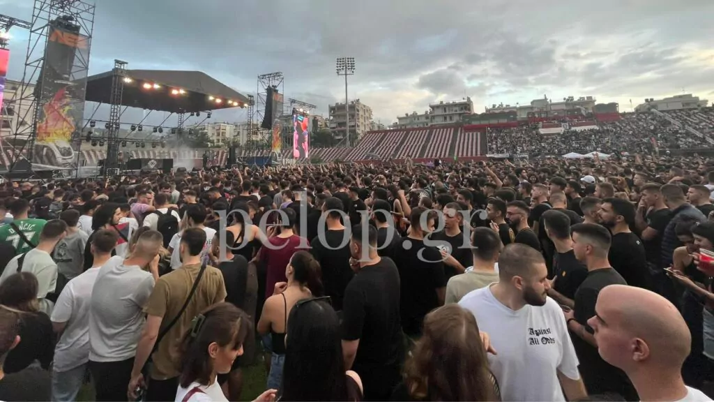 Πάτρα: Χιλιάδες νέοι στη συναυλία του Λεξ στο γήπεδο της Παναχαϊκής ΦΩΤΟ ΒΙΝΤΕΟ