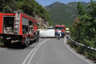 Καλαμάτα: Σοβαρό τροχαίο ατύχημα στον Ταΰγετο με 2 τραυματίες