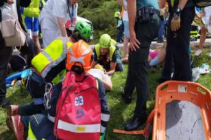 Ισπανία: Δέκα τραυματίες από ανατροπή τουριστικού λεωφορείου – Απεγκλωβισμοί επιβατών