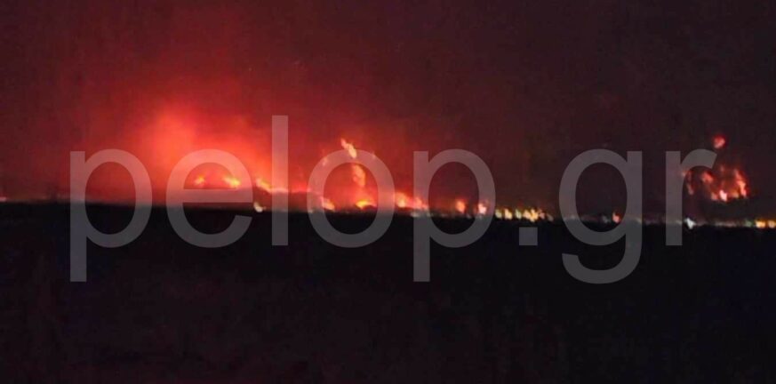 Φωτιά στην Αιγιάλεια: Σε εξέλιξη το μέτωπο στους οικισμούς Καθολικό και Κάστρο - Δεν απειλούνται από τις φλόγες ΦΩΤΟ - ΒΙΝΤΕΟ