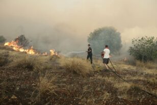 Νέα φωτιά στα Σφακιά Χανίων - Κινητοποίηση της Πυροσβεστικής, ισχυροί άνεμοι στην περιοχή