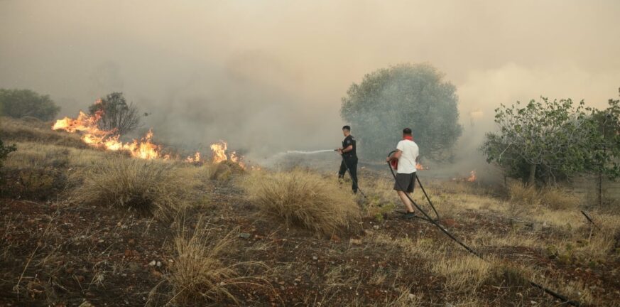 Νέα φωτιά στα Σφακιά Χανίων - Κινητοποίηση της Πυροσβεστικής, ισχυροί άνεμοι στην περιοχή