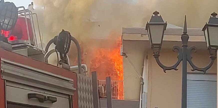 Κοζάνη: Παρανάλωμα του πυρός έγινε διώροφο σπίτι ΦΩΤΟ - ΒΙΝΤΕΟ