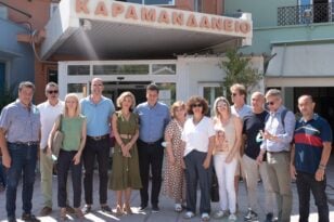 Επίσκεψη Πέτρου Ψωμά στο Καραμανδάνειο, συνάντηση με Ασπασία Ρηγοπουλου