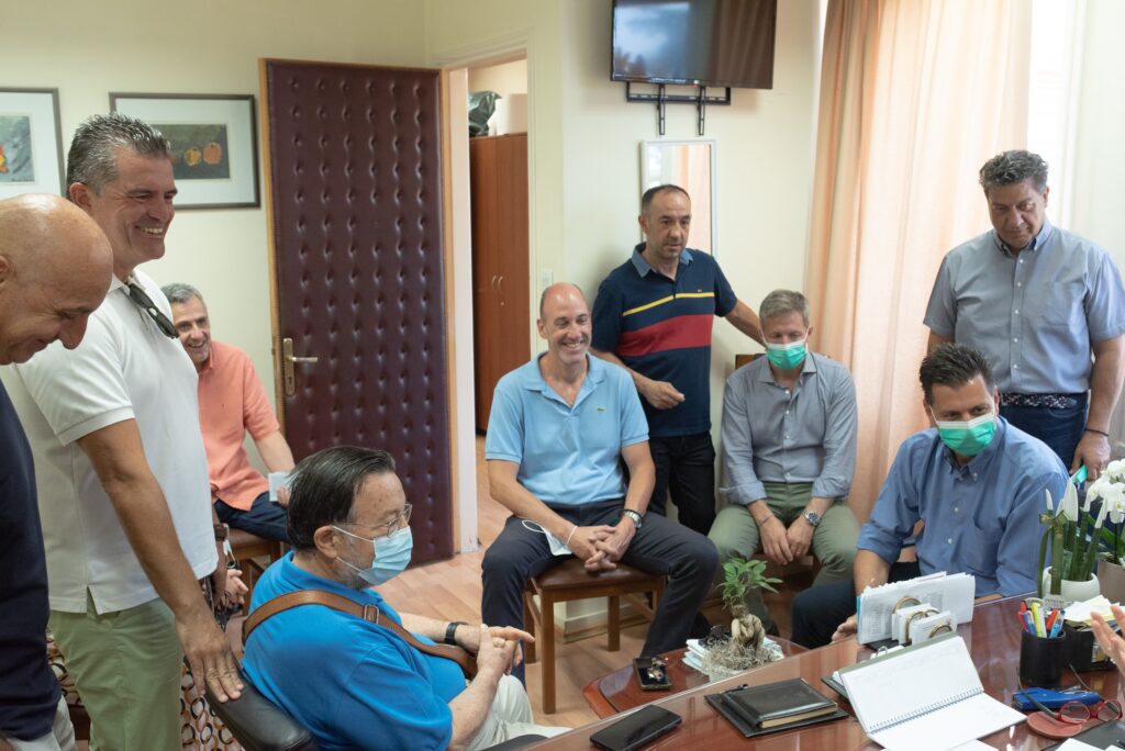 Επίσκεψη Πέτρου Ψωμά στο Καραμανδάνειο, συνάντηση με Ασπασία Ρηγοπουλου