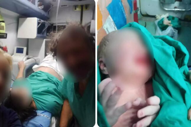 Φωτιά στην Αλεξανδρούπολη: Έγκυος γέννησε μέσα στο ασθενοφόρο ΒΙΝΤΕΟ