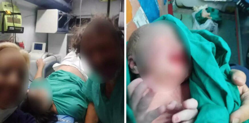 Φωτιά στην Αλεξανδρούπολη: Έγκυος γέννησε μέσα στο ασθενοφόρο ΒΙΝΤΕΟ