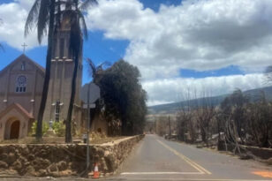 Φωτιά στην Χαβάη: «Από θαύμα» γλίτωσε ιστορική εκκλησία - ΦΩΤΟ