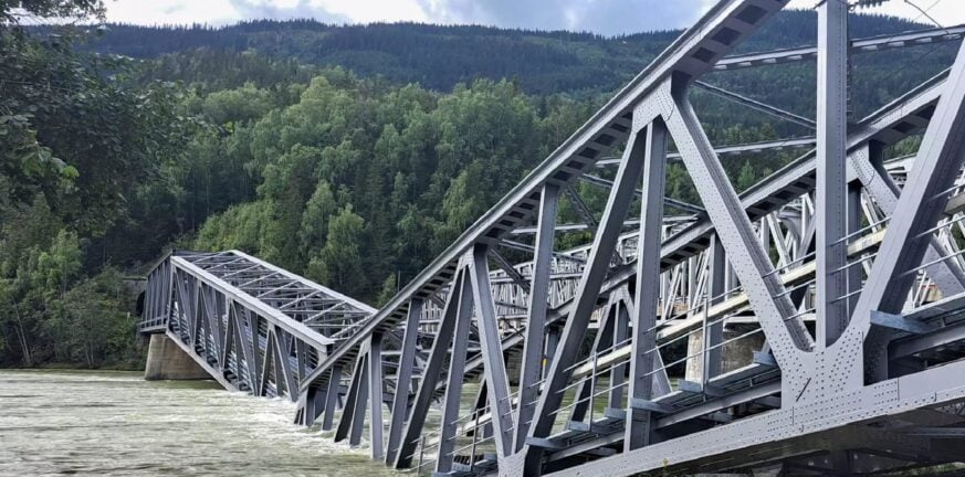 Kατέρρευσε γέφυρα από τις πλημμύρες στη Νορβηγία - ΦΩΤΟ