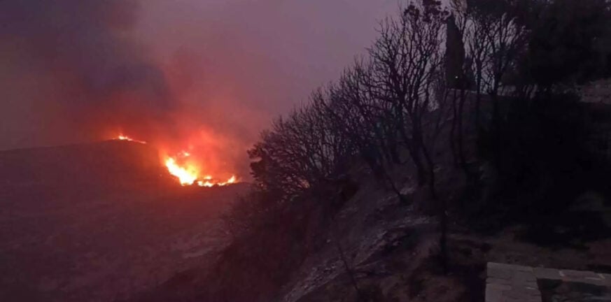 Δράμα: Φωτιά στην περιοχή Πανόραμα – ΦΩΤΟ