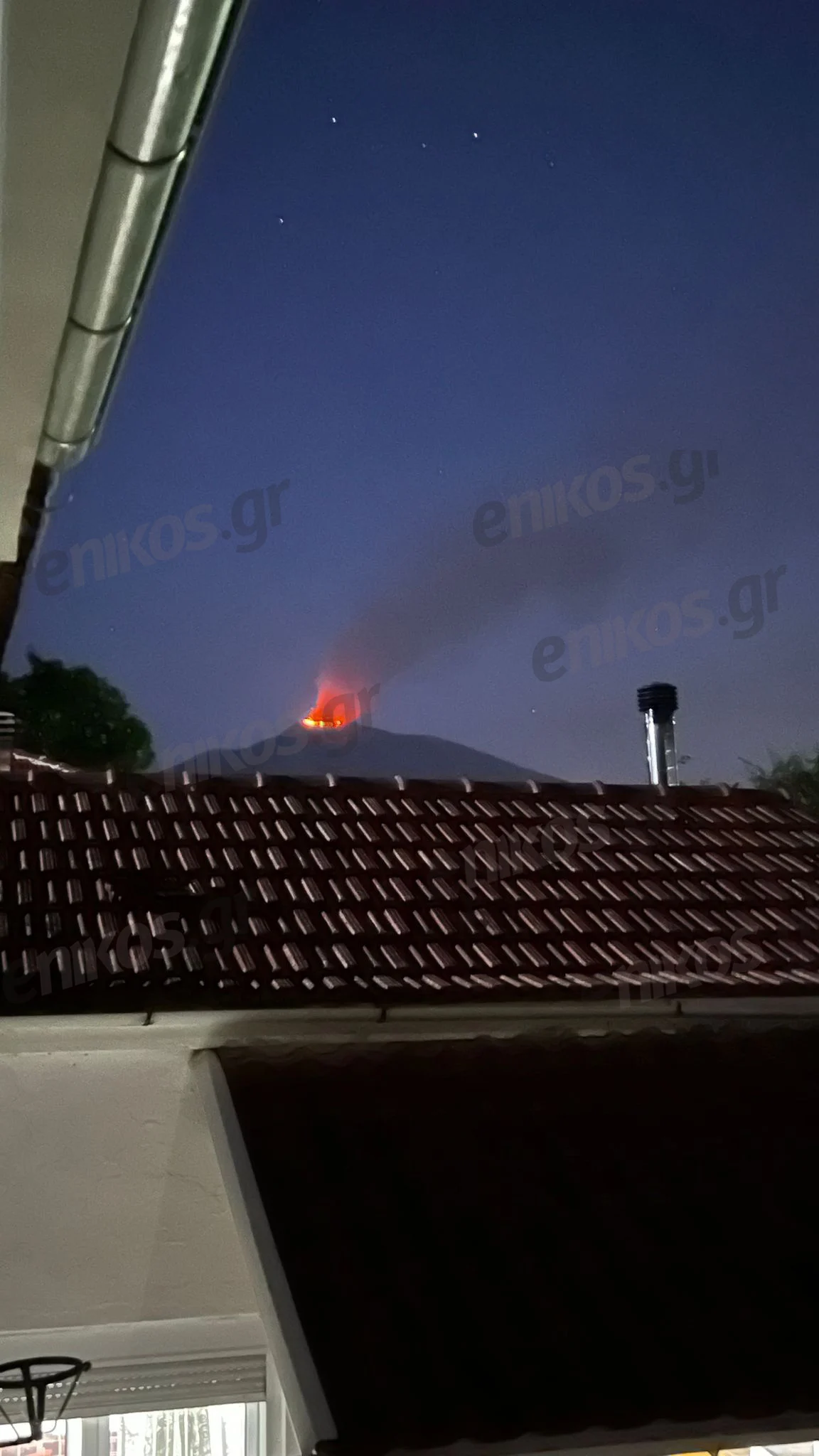 Δράμα: Φωτιά στην περιοχή Πανόραμα – ΦΩΤΟ