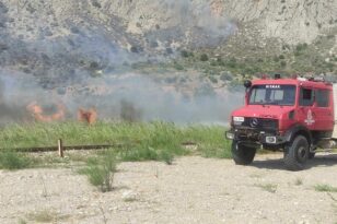 Ναύπακτος: Οριοθετήθηκε η πυρκαγιά στο Κρυονέρι