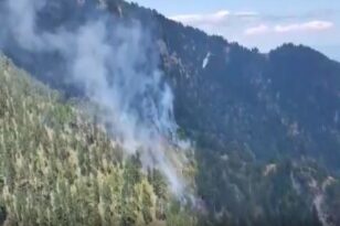 Φωτιά στη Σκιάθο – Καίγεται δασική έκταση στην Πούντα