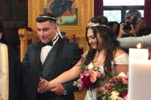 Εντυπωσιακός γάμος για τον Αλέξανδρο Καλαπόδη και τη Σταματία Μάργαρη - ΦΩΤΟ