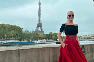 Κατερίνα Καινούργιου: Παριζιάνικο στιλ με φόντο τον Πύργο του Άιφελ - ΦΩΤΟ