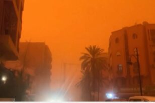 Mαρόκο: Προκαλούν ανατριχίλα οι εικόνες με τον... πορτοκαλί ουρανό - Έφτασε μέχρι και τους 50 βαθμούς η θερμοκρασία!