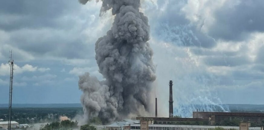Ρωσία: Τρομακτική έκρηξη σε εργοστάσιο στην Μόσχα - ΒΙΝΤΕΟ