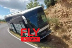 Σπάρτη: Νεκρός οδηγός ΚΤΕΛ κοντά στη Βαμβακού - Βγήκε εκτός πορεία το λεωφορείο