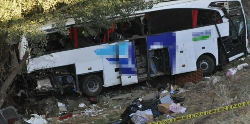 Τουρκία: Δυστύχημα με λεωφορείο - 12 νεκροί και 19 τραυματίες