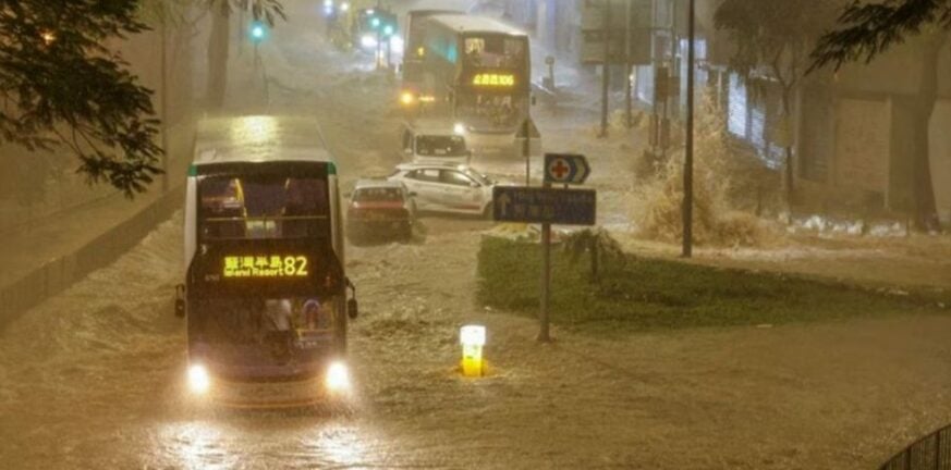 Χονγκ Κονγκ: Οι χειρότερες βροχές των τελευταίων 140 ετών