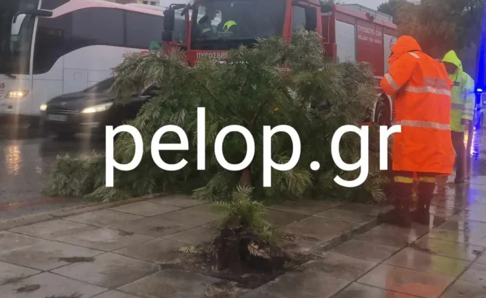 Πάτρα: Καιρικά προβλήματα με διακοπές ρεύματος και πτώσεις δένδρων