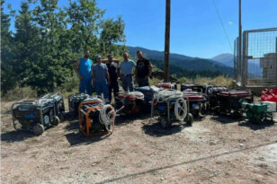Τρίκαλα: Με γεννήτριες προσπαθούν να τροφοδοτήσουν με ρεύμα ορεινά χωριά