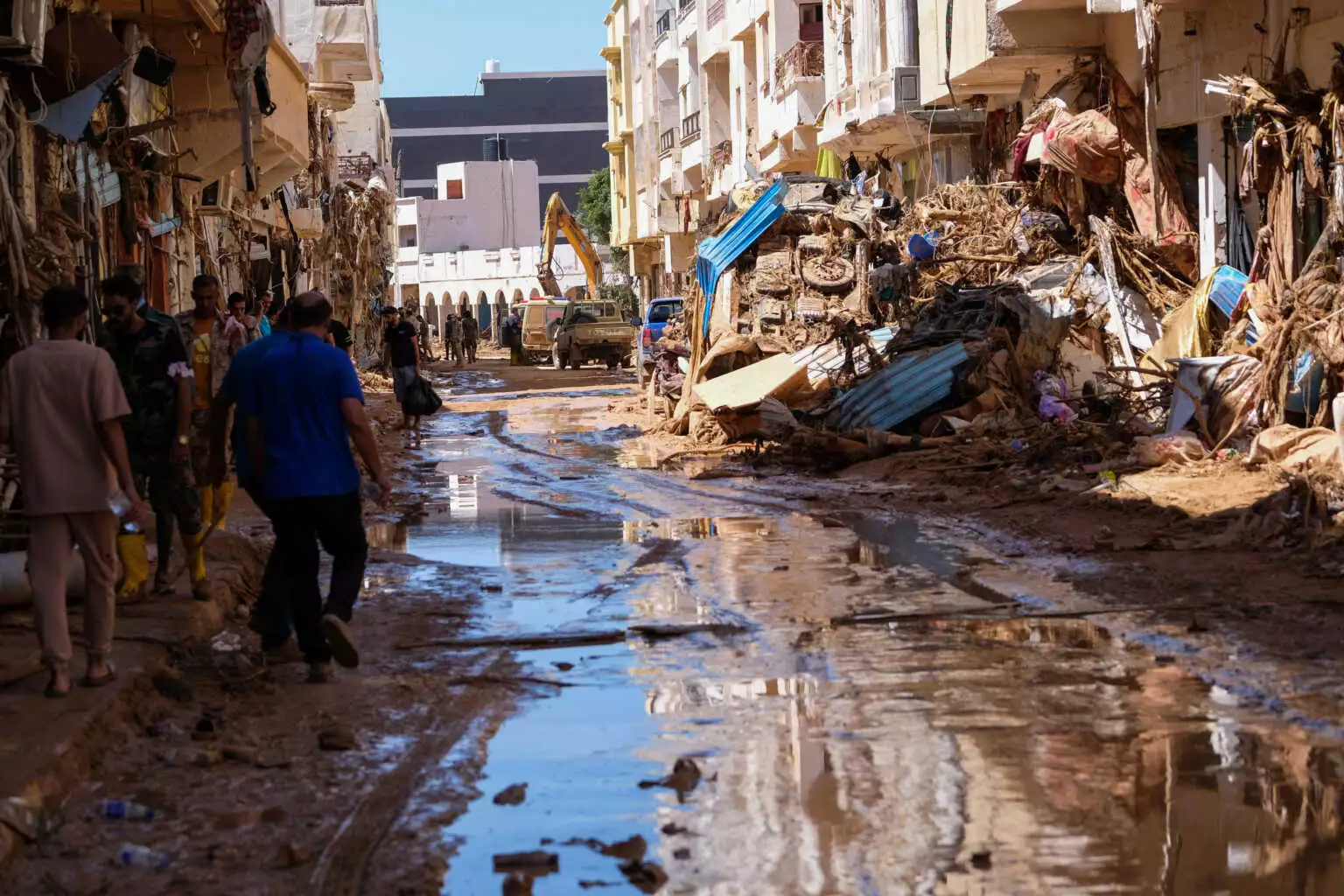 Λιβύη: Βιβλική η καταστροφή από την κακοκαιρία Daniel – Συγκλονιστικές εικόνες – Ζητούν σάκους για τους νεκρούς