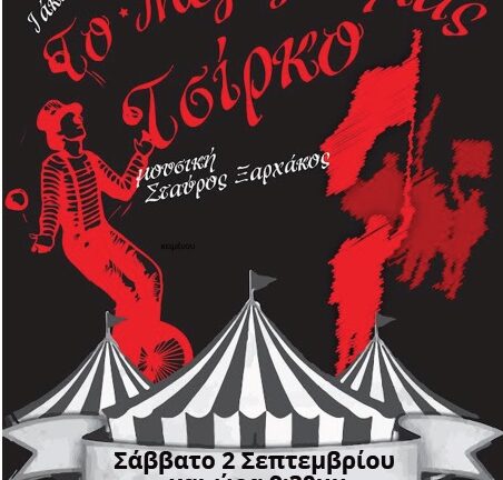 Φεστιβάλ Ερασιτεχνικού Θεάτρου: Σήμερα Σάββατο 2 Σεπτεμβρίου στην Κρήνη «Το μεγάλο μας τσίρκο»