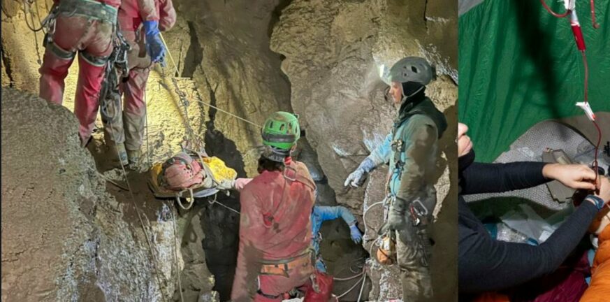 Τουρκία: Διασώστες ανέσυραν ζωντανό τον Αμερικανό σπηλαιολόγο Μαρκ Ντίκι - ΒΙΝΤΕΟ